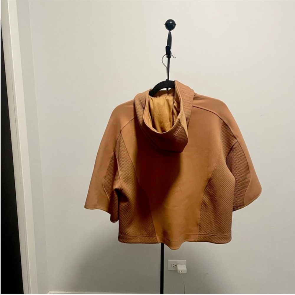 NWT Lululemon – Mixed Fabric Full Zip Oversized Hoodie Jacket Bold Beige – Sz. S - Picture 10 of 10